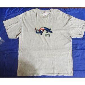 RARE Vtg Reebok TeeXXL "2000 Competition" 9"Lizard Textured Dimensional Graphics